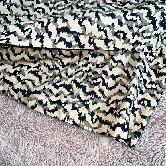 Gerard Darel Sleeveless Partial-Button Front Abstract Print Dress Size: US 10 - Picture 10 of 16